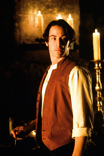 Keanu Reeves, Immortal vampire, Undead aristocrat, Captivating performance HD phone wallpaper