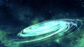 Universe, Stars, Galaxy, Glow, Spiral HD wallpaper