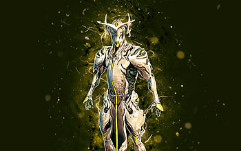 Oberon, , green neon lights, Warframe, RPG, Warframe characters, Oberon Build, Warframe Builds, Oberon Warframe HD wallpaper