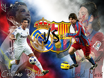 Cristiano Ronaldo Vs Lionel Messi - Taringa! Messi Vs Ronaldo Drawing HD wallpaper