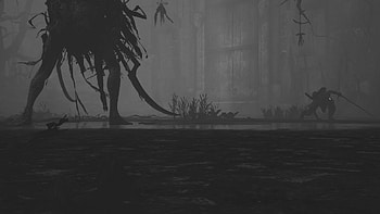 : Hellblade Senua's Sacrifice in Striking Black & White, video game, Hellblade: Senua's Sacrifice, Black & White HD wallpaper