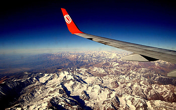 Nature, Mountains, Flight, Height, Wing, Plane, Airplane, Ridge, Spine HD wallpaper