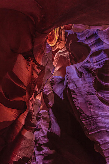 Rocky cave, rocks, canyon HD phone wallpaper