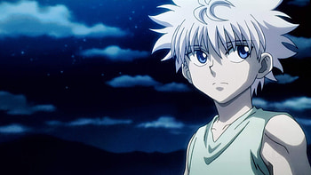 Killua, Night scene, Hunter x Hunter, Anime HD wallpaper