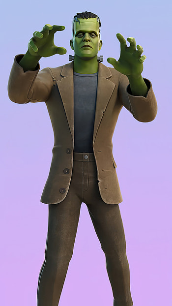 Frankenstein's Monster, Fortnite skin HD phone wallpaper