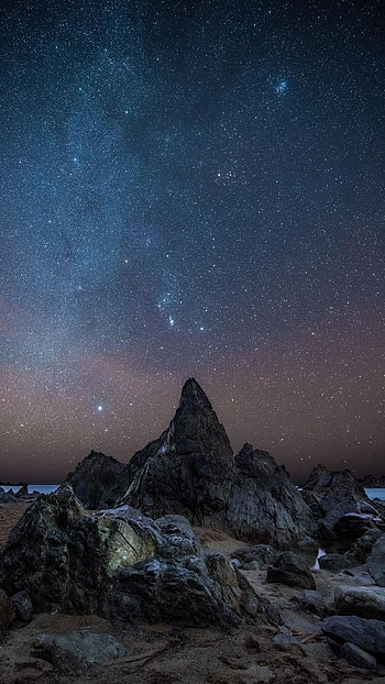 Night Sky, Night Fall HD phone wallpaper