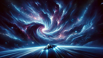 Hyperspace Vortex, Cool, Sci Fi, spaceship, space, galaxy HD wallpaper