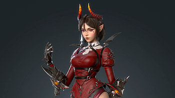 Elf Anime Warrior Girl , elf, anime, warrior, artist, artwork, digital-art, artstation HD wallpaper