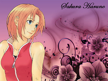 Sakura Blossoms, sexy, sakura haruno, hot, cute, girl, anime girl, anime, abstract, flower, sakura, short hair, cherry blossom, naruto, sakura blossom, female HD wallpaper