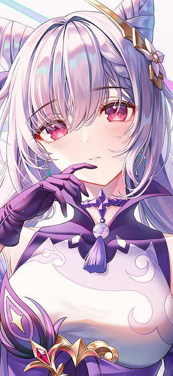Keqing Elegance: Genshin Impact , Keqing (Genshin Impact), video game, Genshin Impact HD phone wallpaper