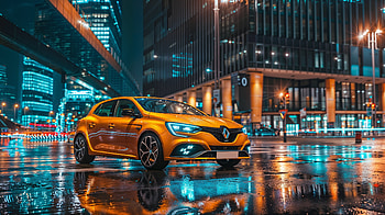 Renault Megane RS in Urban Night – Car, Renault, car HD wallpaper