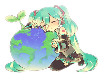 My World, awesome, nice, earth, hatsune, happy, hatsune miku, smile, twintail, girl, headset, aqua, plant, anime, pretty, virtual, heads, cute, vocaloid, sleeping, beauty, miku, chibi, planet, vocaloids, thighhighs, program, skirt, continent, beautiful, diva, seedling, little, aqua hair, cool, idol, micro HD wallpaper