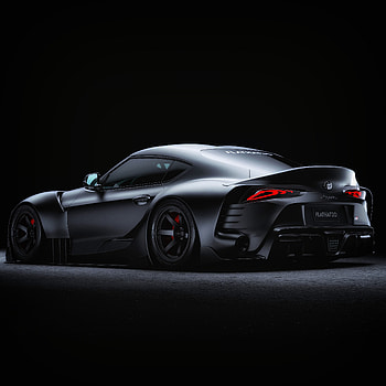 Sports, Night, Toyota, Cars, Dark, Grey, Sports Car, Side View, Toyota Supra HD phone wallpaper