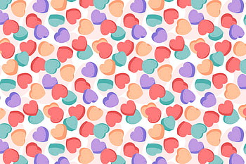 Candy Hearts, Valentine's Day, heart, candy HD wallpaper