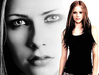 Avril, avril blacked HD wallpaper