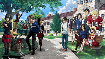 Annie Leonhart Armin Arlert Bertholdt Hoover Connie Springer Eren Yeager Historia Reiss Attack On Titan HD wallpaper