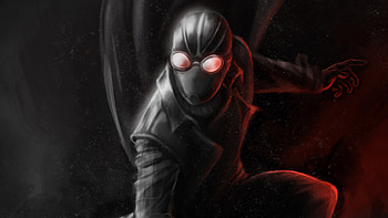 Spiderman Noir Coat , spiderman, superheroes, artist, artwork, digital-art, artstation HD wallpaper