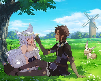 Fenrys & Flio, Anime, Chillin' in Another World with Level 2 Super Cheat Powers HD wallpaper