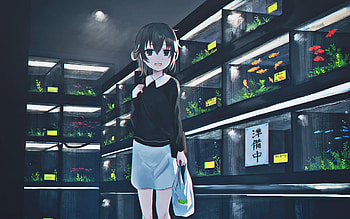 Hatoba Tsugu, pet-shop, Virtual YouTuber, VTuber, artwork, manga, Hatoba Tsugu channel HD wallpaper