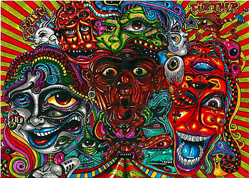 somewhere near oblivion, nightmares, acid, colors, psychedelic HD wallpaper