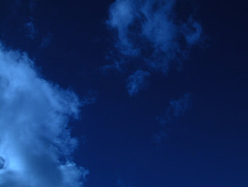 Indigo Sky, clouds, sky, indigo HD wallpaper