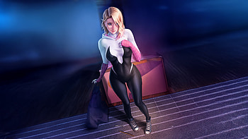 The Radiant Gwen Stacy, gwen-stacy, superheroes, artwork, art, digital-art HD wallpaper