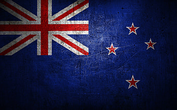 New Zealand metal flag, grunge art, oceanian countries, Day of New Zealand, national symbols, New Zealand flag, metal flags, Flag of New Zealand, Oceania, New Zealand HD wallpaper