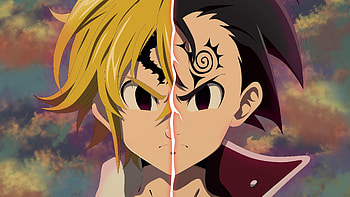 Meliodas, Zeldris, Demon clan, Seven deadly sins HD wallpaper