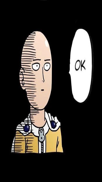 Saitama (ok), always, display, one, profile, best, dp, opm, , punch, sarcastic, AOD, man, funny, on HD phone wallpaper