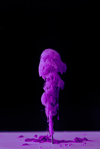 Abstract, Violet, Macro, Paint, Purple, Ink HD phone wallpaper