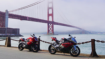 Bmw 1000 RR And Kawasaki Ninja, bmw, kawasaki, bikes, kawasaki-ninja HD wallpaper