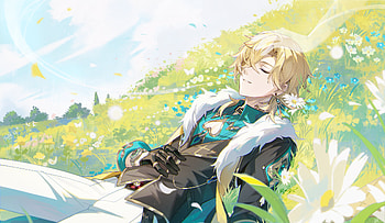 Aventurine in Spring Field - Honkai: Star Rail, Aventurine (Honkai: Star Rail), Honkai: Star Rail HD wallpaper