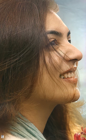 Nazariya Nizam, lip, Malayalam_actress HD phone wallpaper