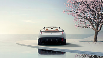 Rolls Royce Droptail Arcadia 2024 Rear, rolls-royce-droptail-arcadia, rolls-royce, cars, 2024-cars HD wallpaper