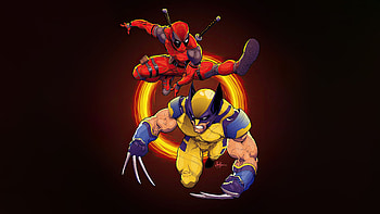 Deadpool And Wolverine Analyzing, deadpool-and-wolverine, deadpool-3, wolverine, deadpool, superheroes, artwork, digital-art HD wallpaper