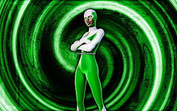 Backlash, green grunge background, Fortnite, vortex, Fortnite characters, Backlash Skin, Fortnite Battle Royale, Backlash Fortnite HD wallpaper