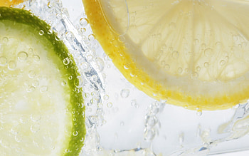 Water, Lime, Drops, Macro, Lemon, Immersion HD wallpaper