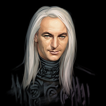 Lucius Malfoy, ArtStation artwork, Dark aesthetics, Wizarding world HD phone wallpaper