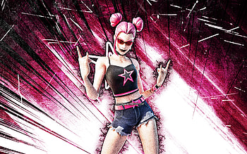 Surf Witch, grunge art, Fortnite Battle Royale, Fortnite characters, Surf Witch Skin, purple abstract rays, Fortnite, Surf Witch Fortnite HD wallpaper