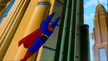 Superman, building, superhero, man HD wallpaper