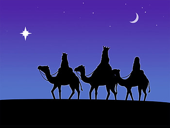 Three kings, blue, holiday, christmas, kings, christianity HD wallpaper