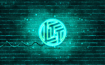 Linus Tech Tips turquoise logo, , turquoise brickwall, Linus Tech Tips logo, YouTube channels, Linus Tech Tips neon logo, Linus Tech Tips HD wallpaper