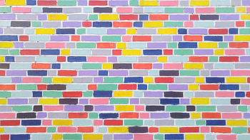 Multicolored, Motley, Texture, Textures, Wall, Brick HD wallpaper