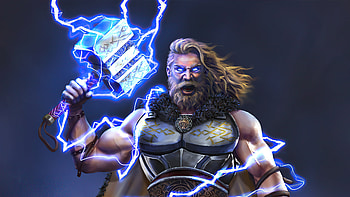 Thor God Of Thunder , thor, superheroes, artist, artwork, digital-art, artstation HD wallpaper
