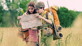 Moonrise Kingdom, Whimsical love story, Wes Anderson, Quirky romance HD wallpaper