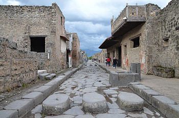 Pompeii, Streets, Illustration, World history HD wallpaper
