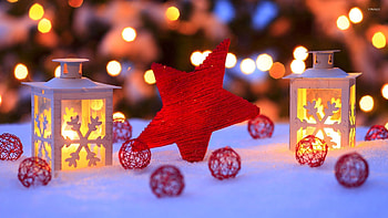 Christmas Lantern HD wallpaper