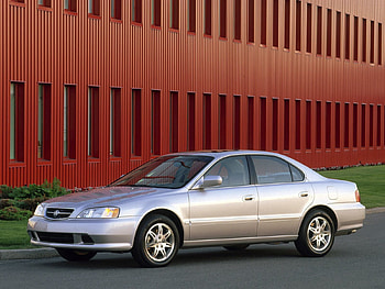 Auto, Grass, Acura, Cars, Building, Asphalt, Side View, Style, Akura, Tl, Silver Metallic, 1999 HD wallpaper