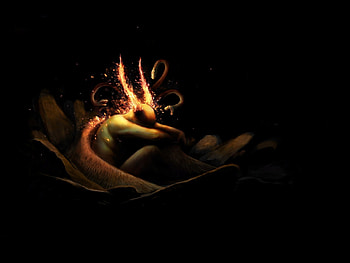 Demon, evil, fantasy, dark HD wallpaper