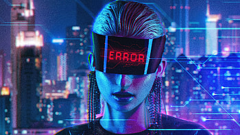 Error Girl, scifi, artist, artwork, digital-art HD wallpaper